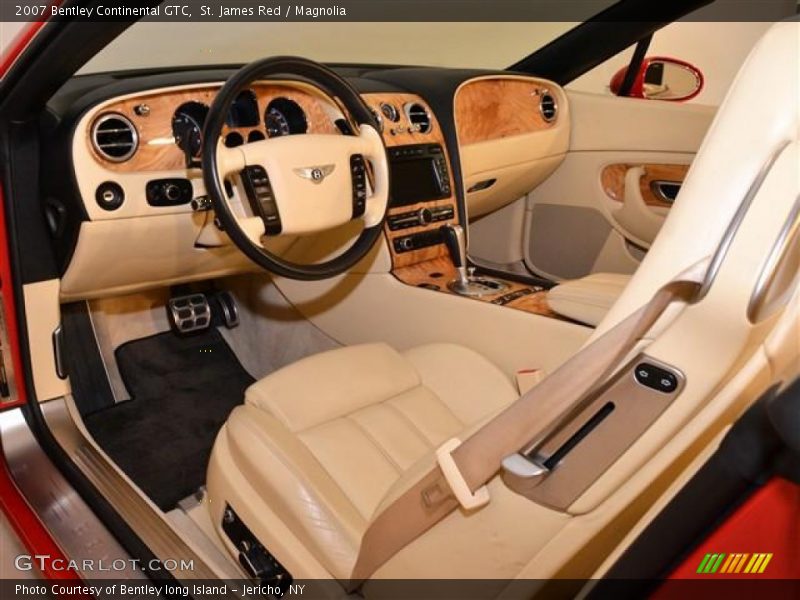 St. James Red / Magnolia 2007 Bentley Continental GTC