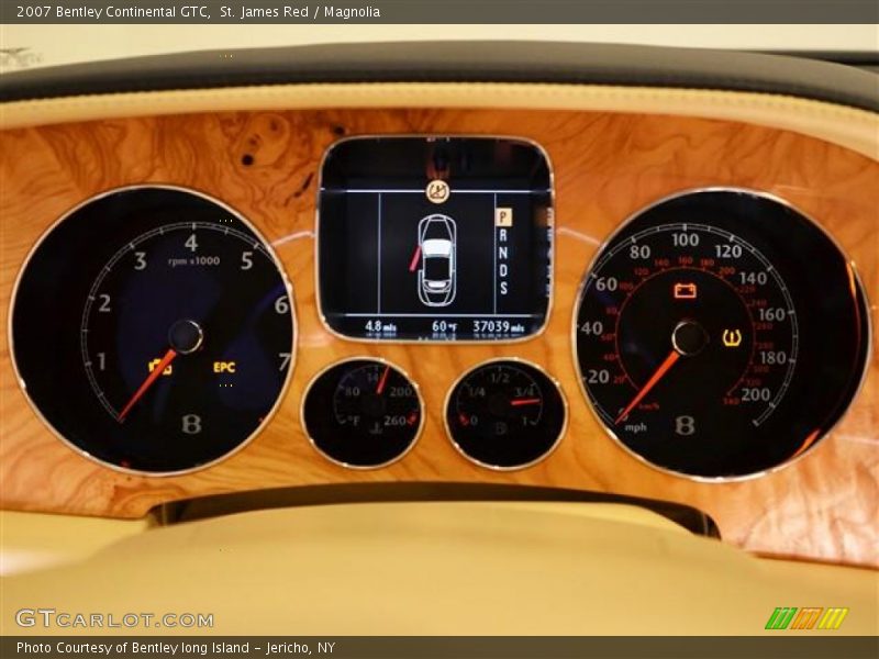 St. James Red / Magnolia 2007 Bentley Continental GTC