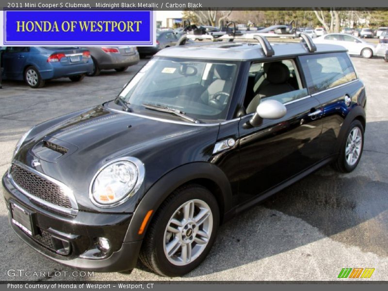 Midnight Black Metallic / Carbon Black 2011 Mini Cooper S Clubman