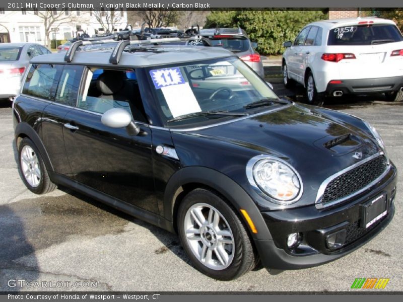Midnight Black Metallic / Carbon Black 2011 Mini Cooper S Clubman