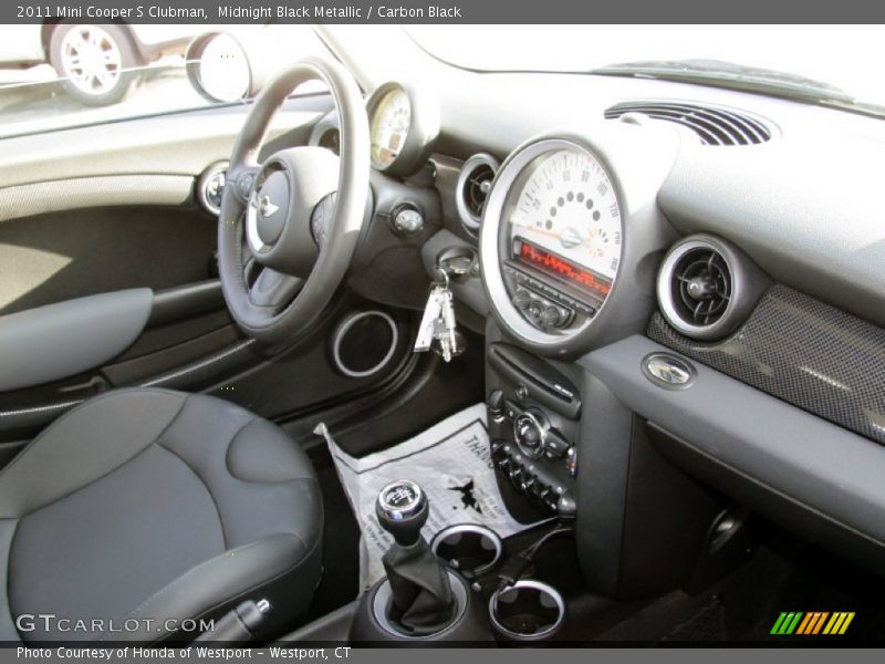 Midnight Black Metallic / Carbon Black 2011 Mini Cooper S Clubman