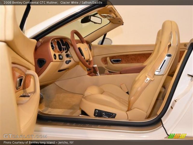 Glacier White / Saffron/Saddle 2008 Bentley Continental GTC Mulliner