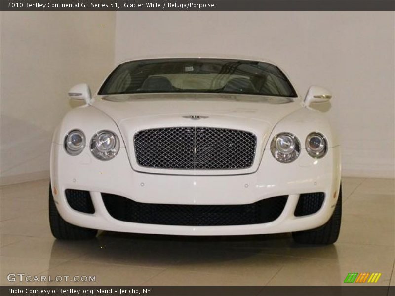 Glacier White / Beluga/Porpoise 2010 Bentley Continental GT Series 51