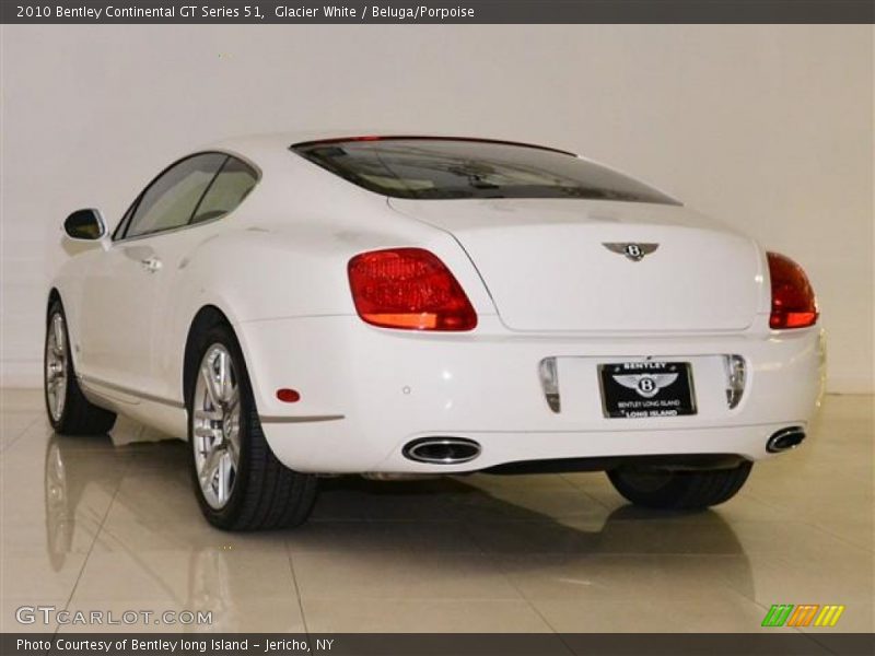 Glacier White / Beluga/Porpoise 2010 Bentley Continental GT Series 51