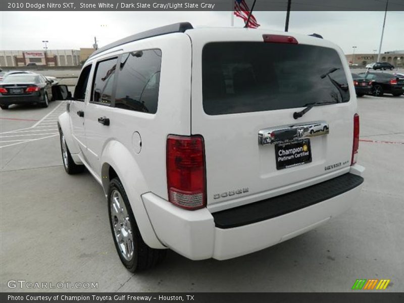 Stone White / Dark Slate Gray/Light Slate Gray 2010 Dodge Nitro SXT