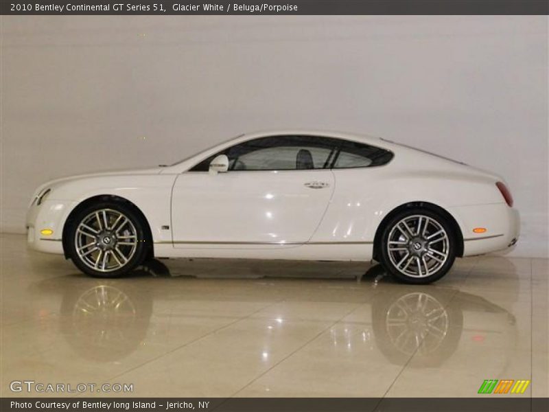 Glacier White / Beluga/Porpoise 2010 Bentley Continental GT Series 51