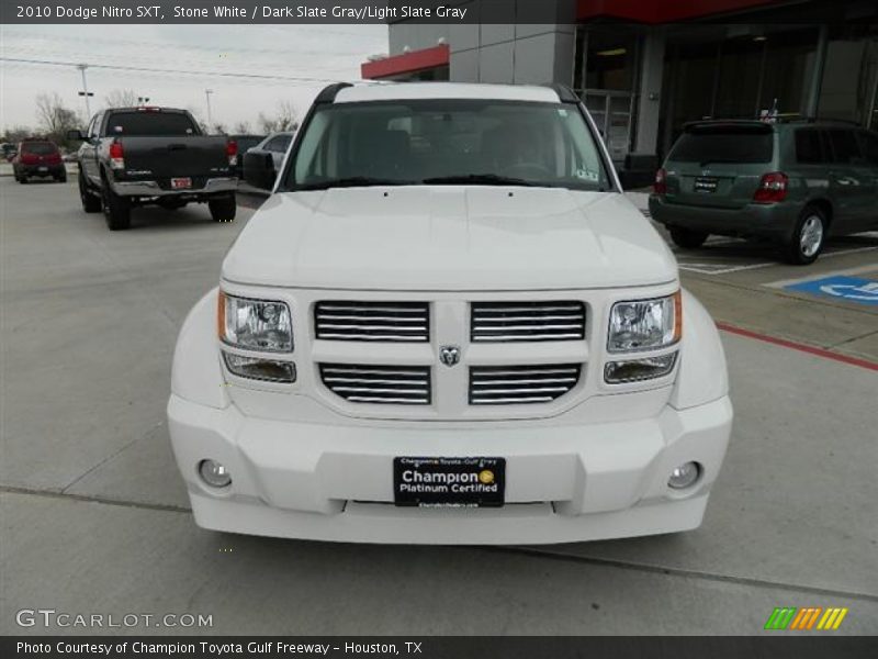 Stone White / Dark Slate Gray/Light Slate Gray 2010 Dodge Nitro SXT