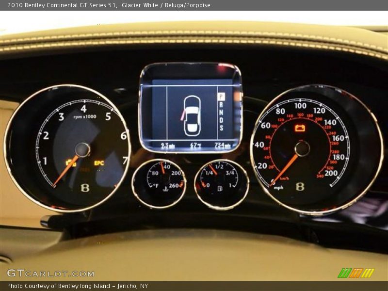  2010 Continental GT Series 51 Series 51 Gauges