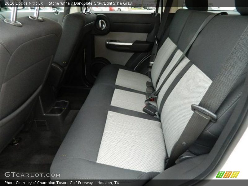 Stone White / Dark Slate Gray/Light Slate Gray 2010 Dodge Nitro SXT