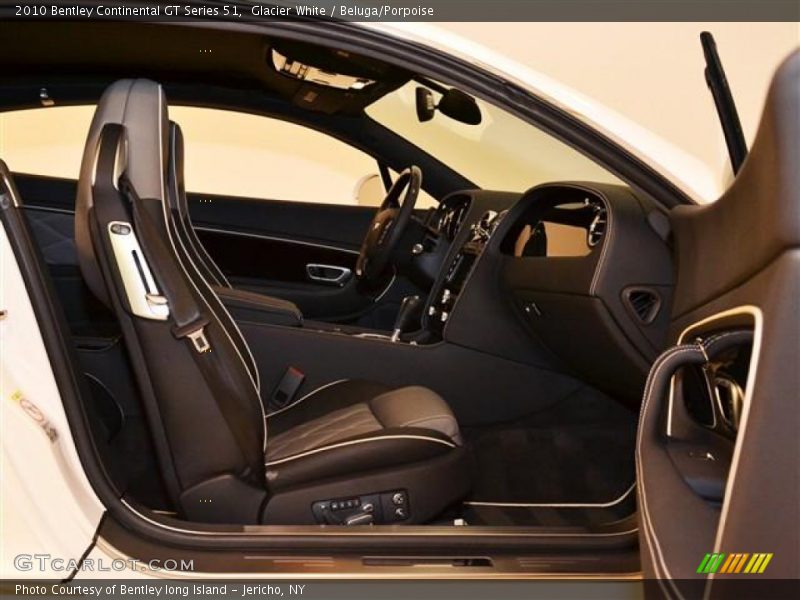 Glacier White / Beluga/Porpoise 2010 Bentley Continental GT Series 51