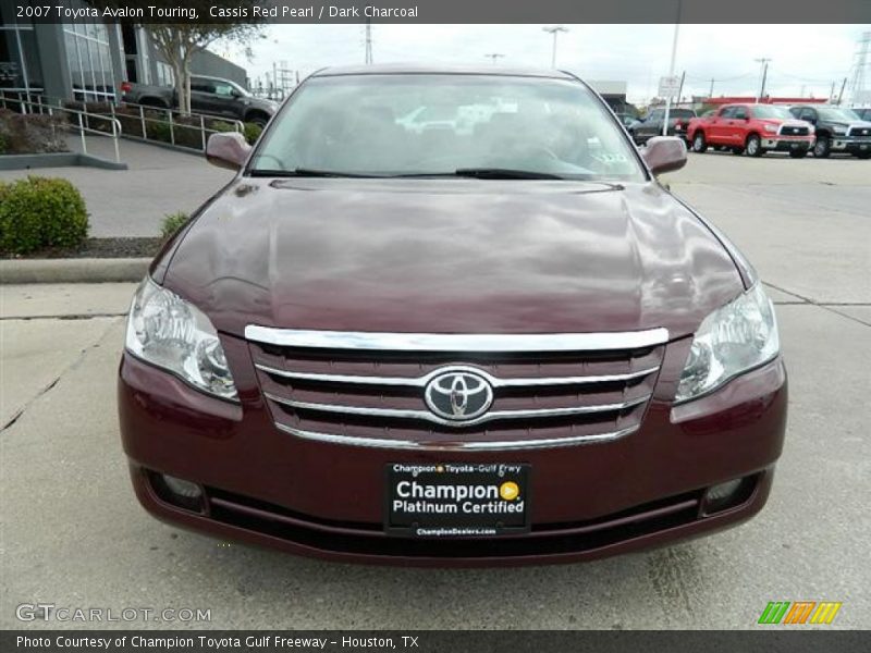 Cassis Red Pearl / Dark Charcoal 2007 Toyota Avalon Touring