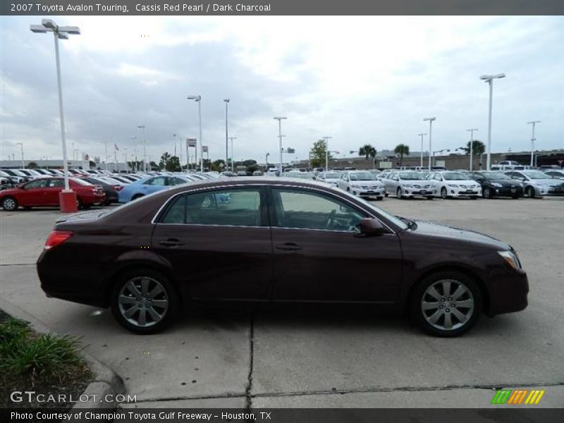 Cassis Red Pearl / Dark Charcoal 2007 Toyota Avalon Touring