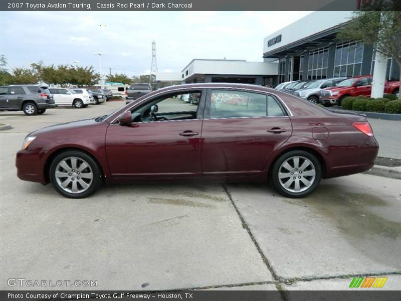 Cassis Red Pearl / Dark Charcoal 2007 Toyota Avalon Touring