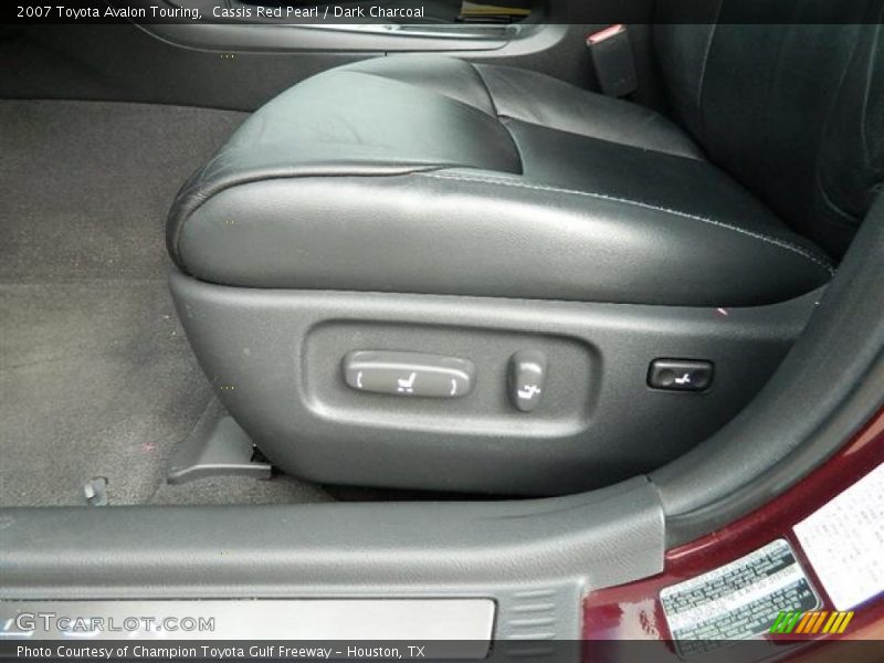 Cassis Red Pearl / Dark Charcoal 2007 Toyota Avalon Touring