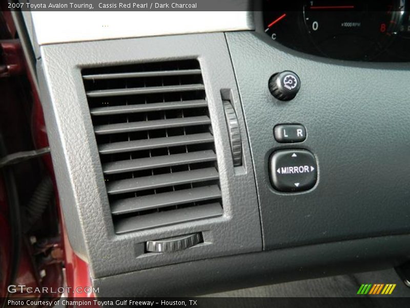 Cassis Red Pearl / Dark Charcoal 2007 Toyota Avalon Touring