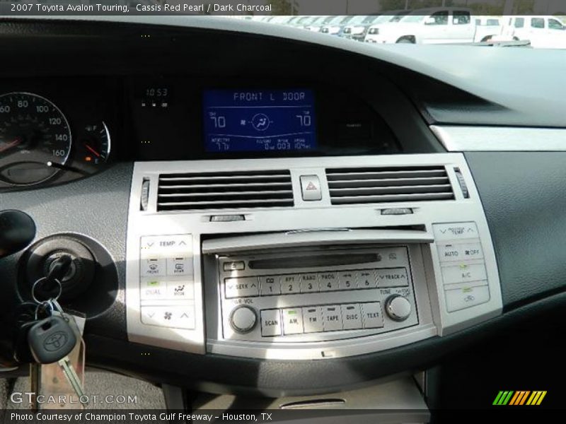 Cassis Red Pearl / Dark Charcoal 2007 Toyota Avalon Touring