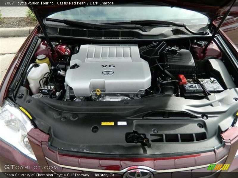 Cassis Red Pearl / Dark Charcoal 2007 Toyota Avalon Touring