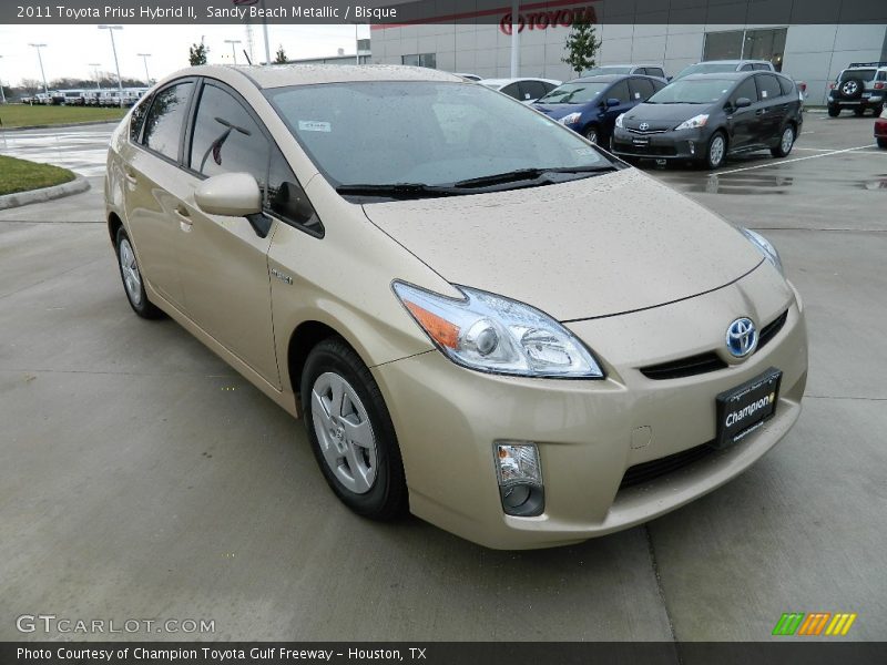 Sandy Beach Metallic / Bisque 2011 Toyota Prius Hybrid II
