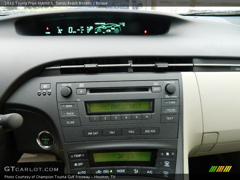Controls of 2011 Prius Hybrid II