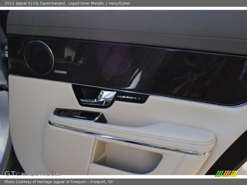 Liquid Silver Metallic / Ivory/Oyster 2011 Jaguar XJ XJL Supercharged