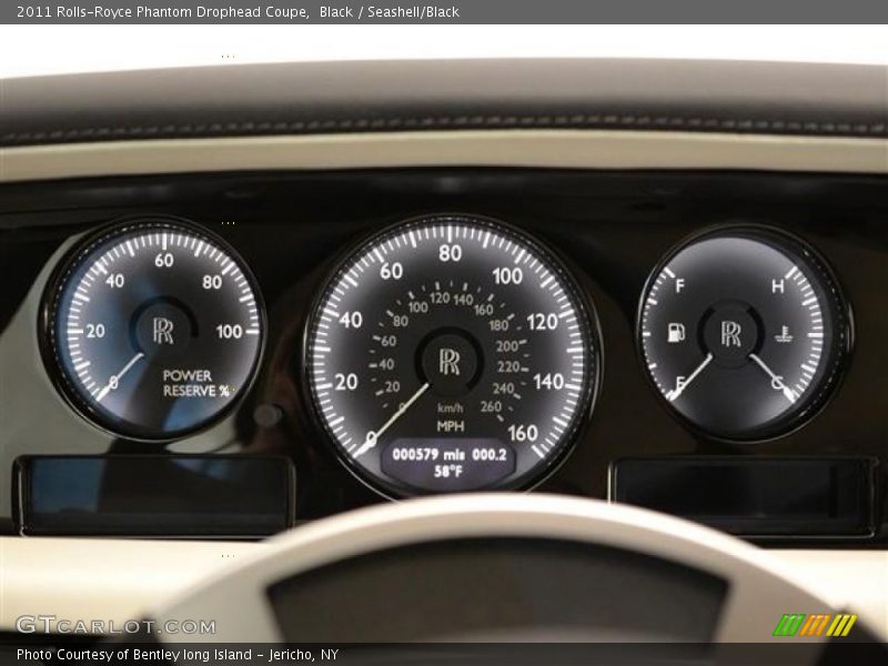  2011 Phantom Drophead Coupe Drophead Coupe Gauges