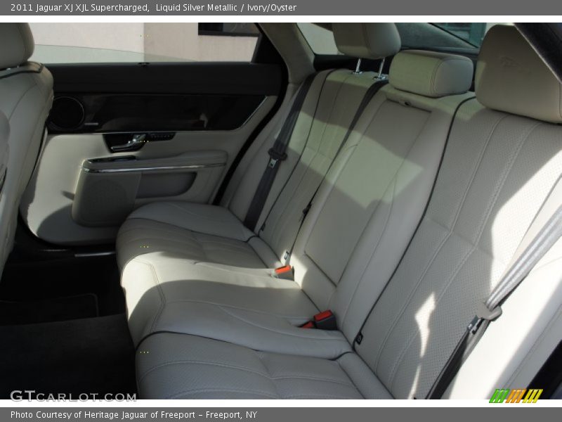 Liquid Silver Metallic / Ivory/Oyster 2011 Jaguar XJ XJL Supercharged