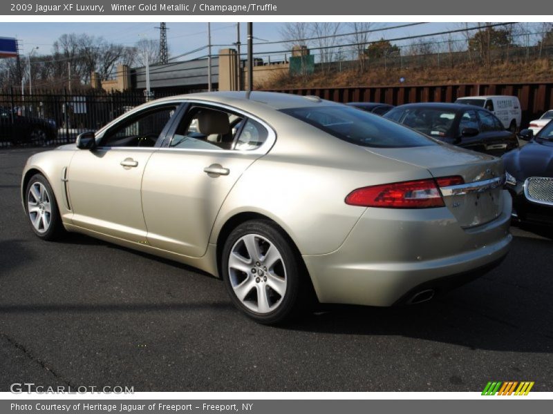 Winter Gold Metallic / Champagne/Truffle 2009 Jaguar XF Luxury