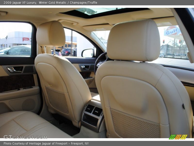 Winter Gold Metallic / Champagne/Truffle 2009 Jaguar XF Luxury