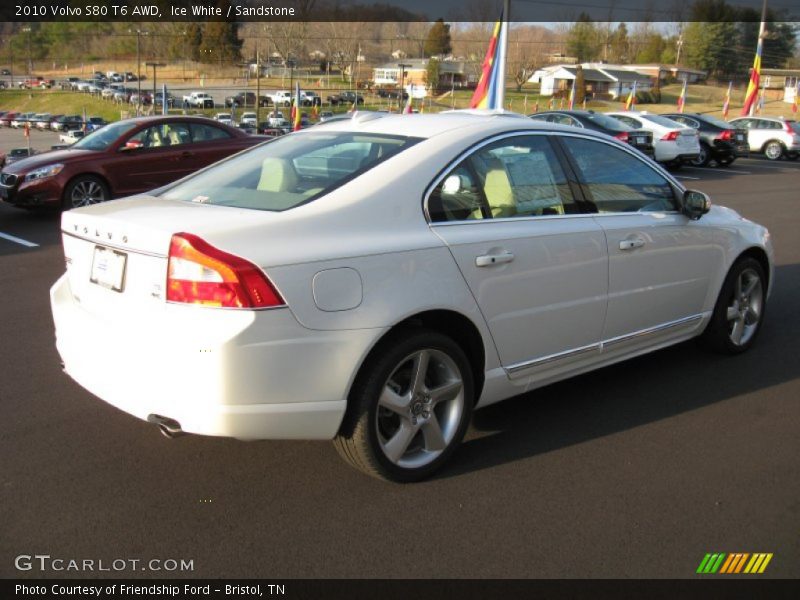 Ice White / Sandstone 2010 Volvo S80 T6 AWD