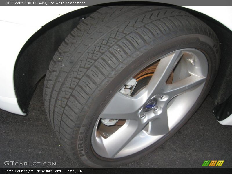 Ice White / Sandstone 2010 Volvo S80 T6 AWD