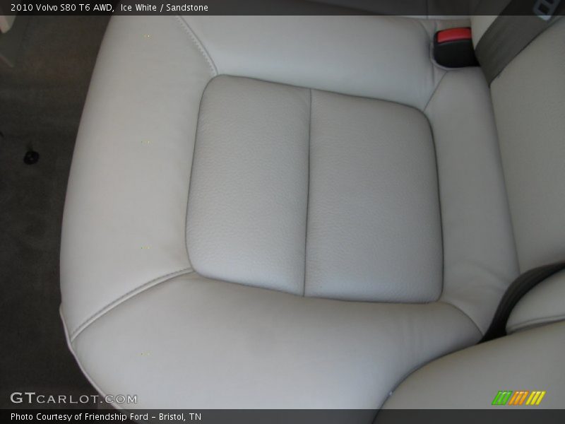 Ice White / Sandstone 2010 Volvo S80 T6 AWD