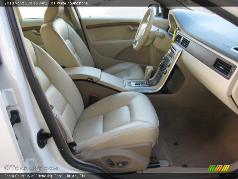Ice White / Sandstone 2010 Volvo S80 T6 AWD
