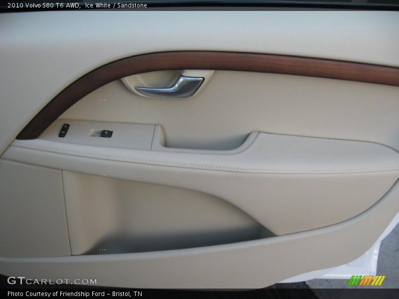 Ice White / Sandstone 2010 Volvo S80 T6 AWD