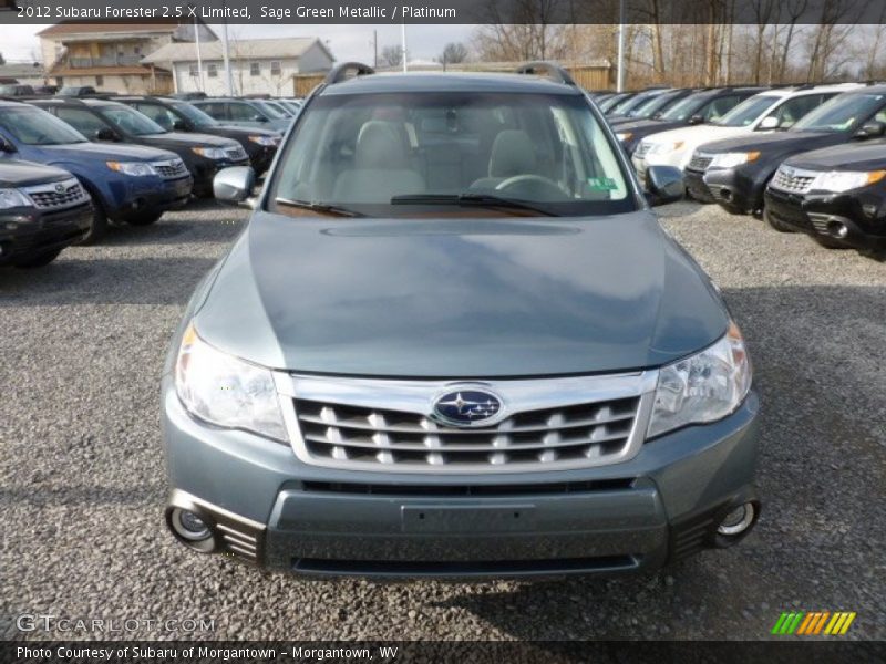 Sage Green Metallic / Platinum 2012 Subaru Forester 2.5 X Limited