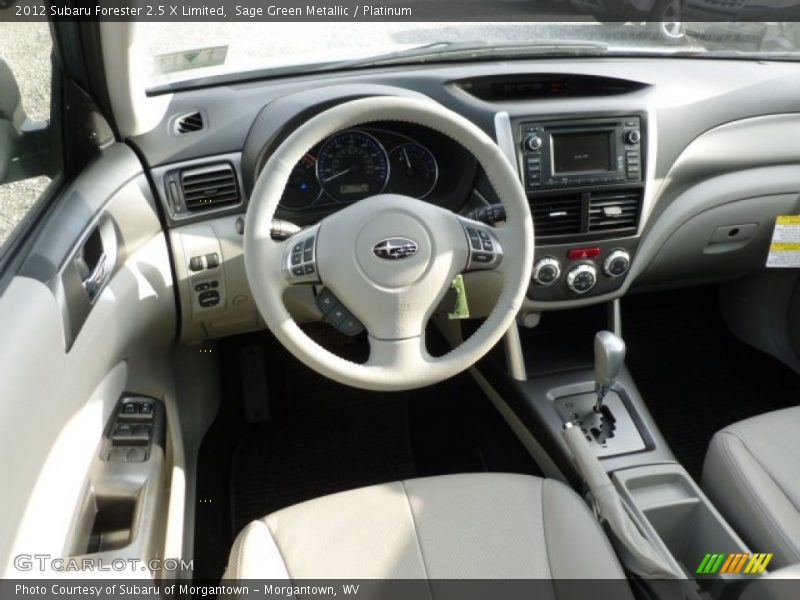 Sage Green Metallic / Platinum 2012 Subaru Forester 2.5 X Limited