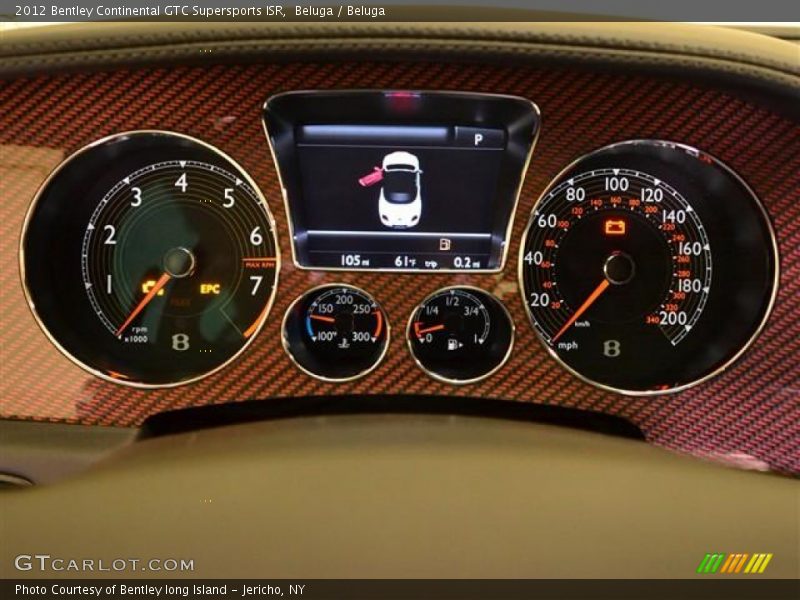  2012 Continental GTC Supersports ISR Supersports ISR Gauges