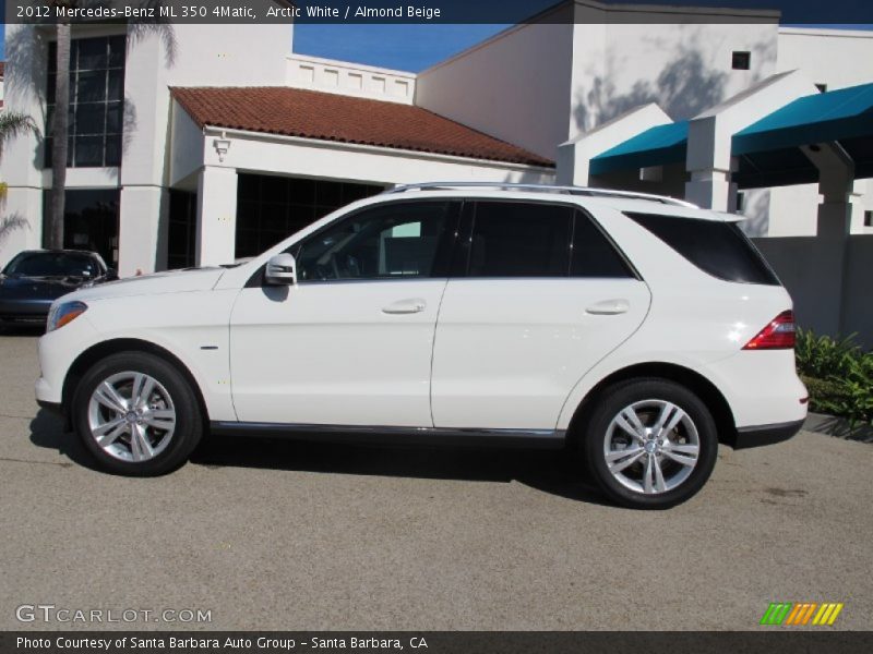 Arctic White / Almond Beige 2012 Mercedes-Benz ML 350 4Matic