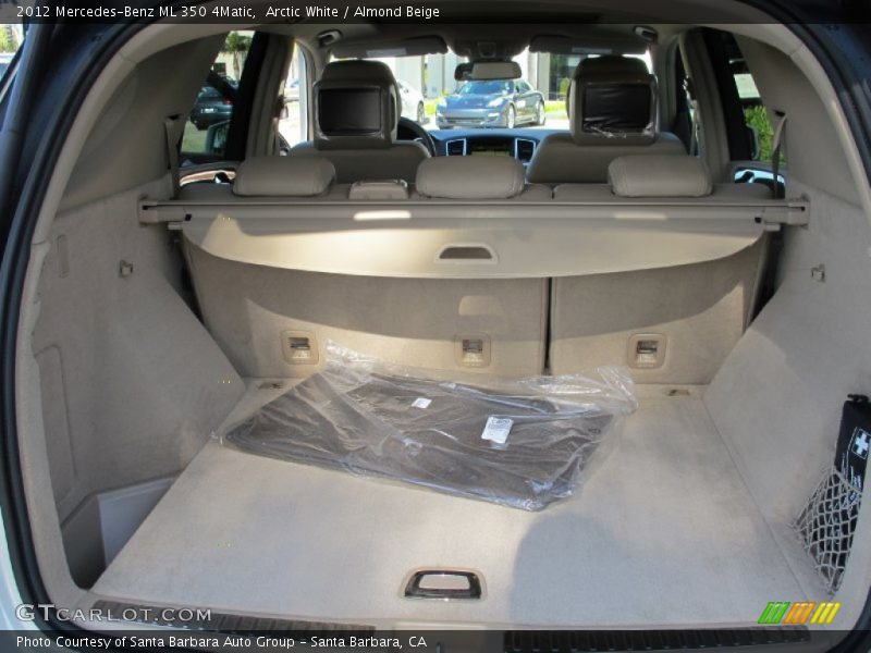 Arctic White / Almond Beige 2012 Mercedes-Benz ML 350 4Matic