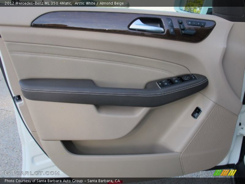 Arctic White / Almond Beige 2012 Mercedes-Benz ML 350 4Matic