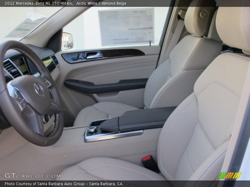 Arctic White / Almond Beige 2012 Mercedes-Benz ML 350 4Matic