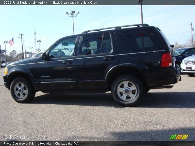 Black Clearcoat / Midnight Grey 2002 Ford Explorer Limited 4x4