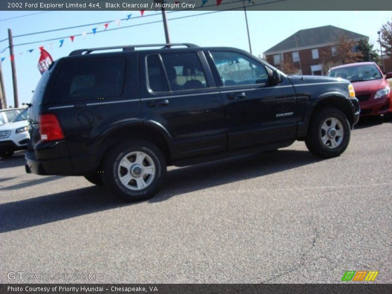 Black Clearcoat / Midnight Grey 2002 Ford Explorer Limited 4x4