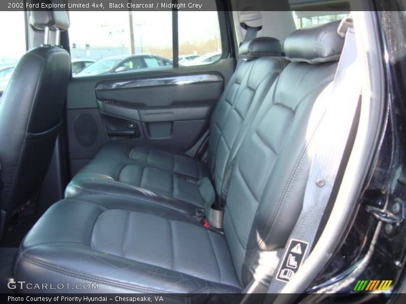 Black Clearcoat / Midnight Grey 2002 Ford Explorer Limited 4x4