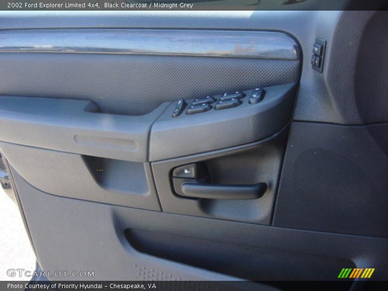 Black Clearcoat / Midnight Grey 2002 Ford Explorer Limited 4x4