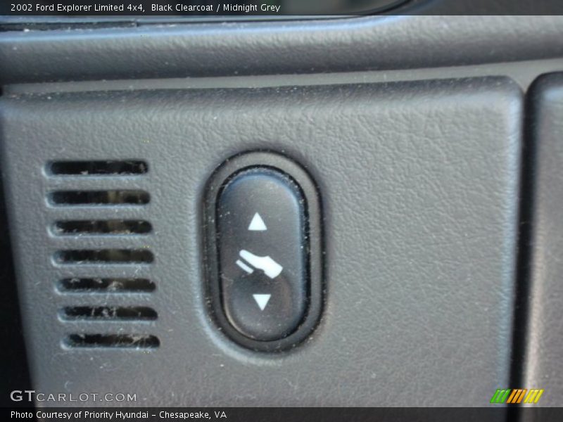 Black Clearcoat / Midnight Grey 2002 Ford Explorer Limited 4x4