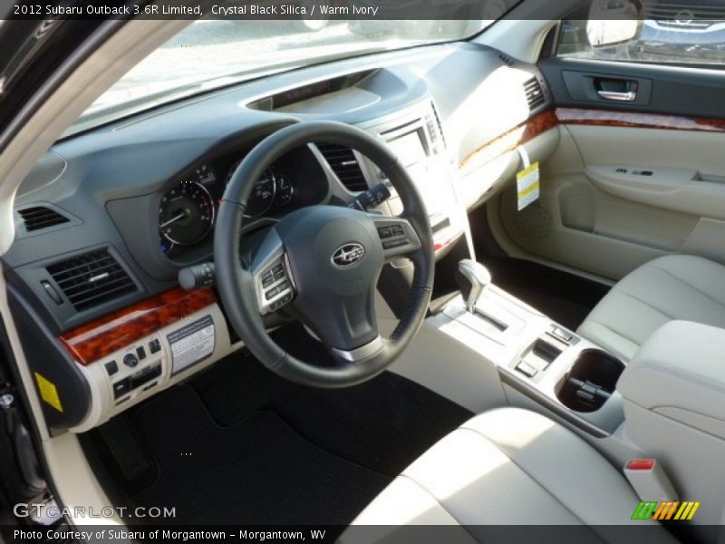  2012 Outback 3.6R Limited Warm Ivory Interior