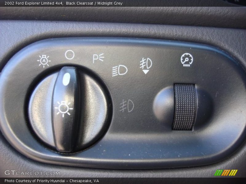 Black Clearcoat / Midnight Grey 2002 Ford Explorer Limited 4x4