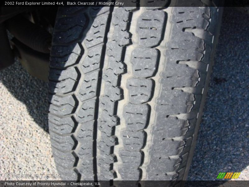 Black Clearcoat / Midnight Grey 2002 Ford Explorer Limited 4x4