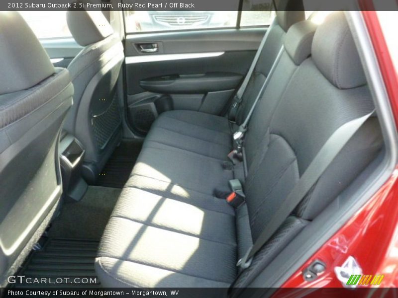 Ruby Red Pearl / Off Black 2012 Subaru Outback 2.5i Premium