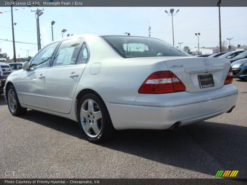 Moonlight Pearl / Ecru 2004 Lexus LS 430
